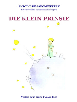 cover image of Die klein prinsie